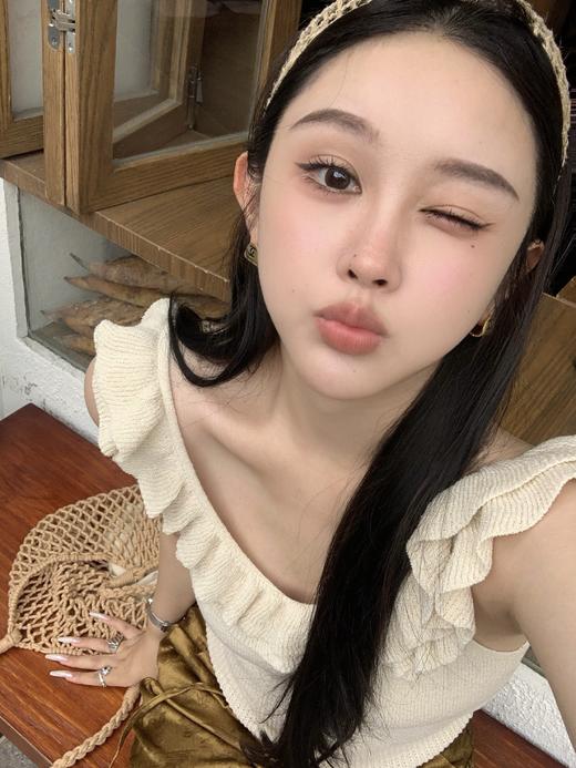 Read Nameless /挑窟针织花边上衣 2025/6/21 商品图7