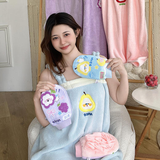 有机果园浴花搓澡巾纪念日百货163594173 商品图2