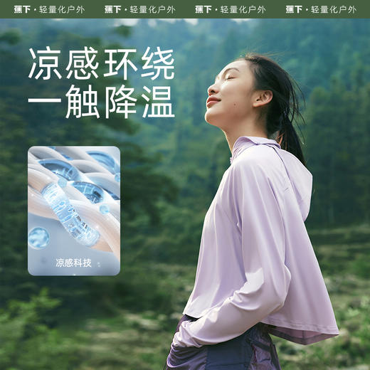 冰薄系列披肩防晒服（颜色随机发） 商品图3