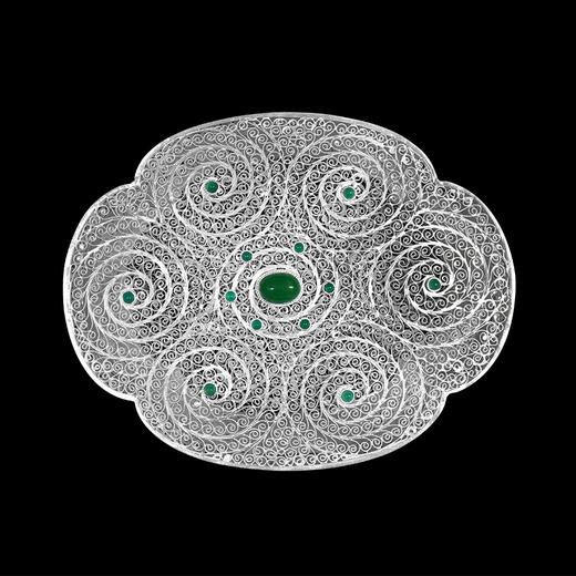 子佩集S999银手工银花丝【天香翠影银花丝锦盒】大师工坊原创设计【TXCYYHS】2506 商品图2