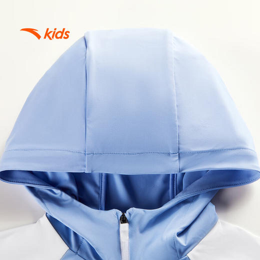 安踏儿童外套男小童2025秋季潮流系列针织连帽运动上衣352539745 商品图2