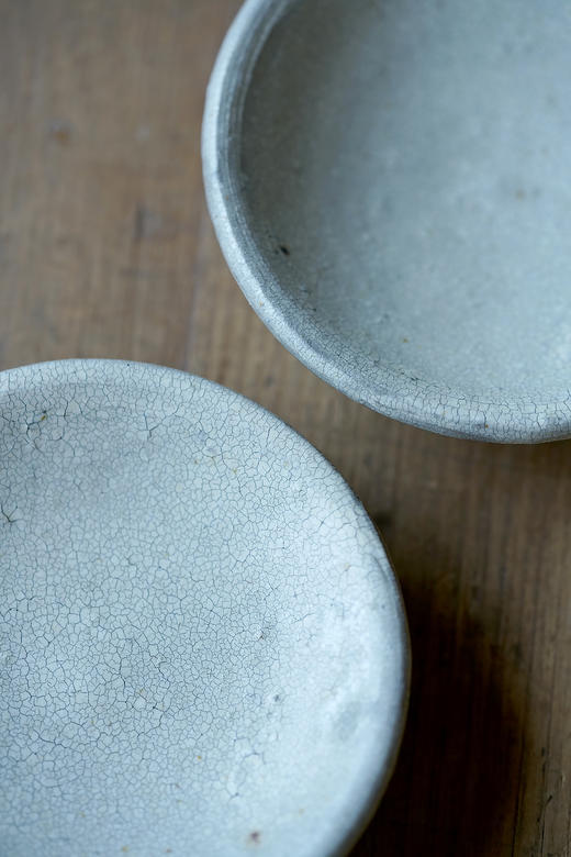 尾形笃06白罅手｜豆皿 商品图2