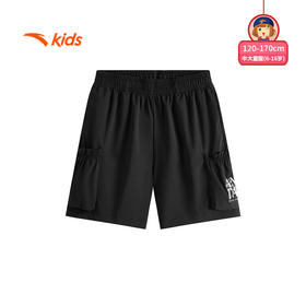 安踏儿童裤子女大童潮流系列潮流女梭织短裤362538305