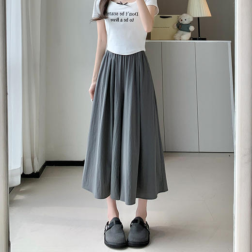 裙裤山本裤裙！女夏季薄款2025新款宽松小个子八分阔腿裤休闲裙裤！ 商品图9