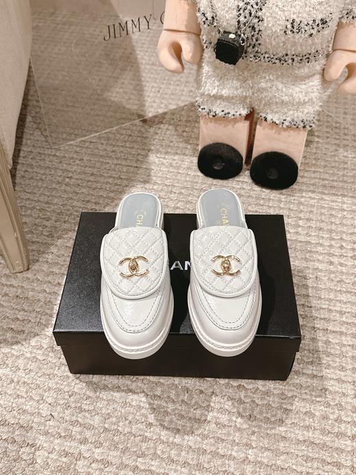 香奈儿 经典翻盖菱格半拖乐福鞋 经典百搭款 （HC） 商品图8