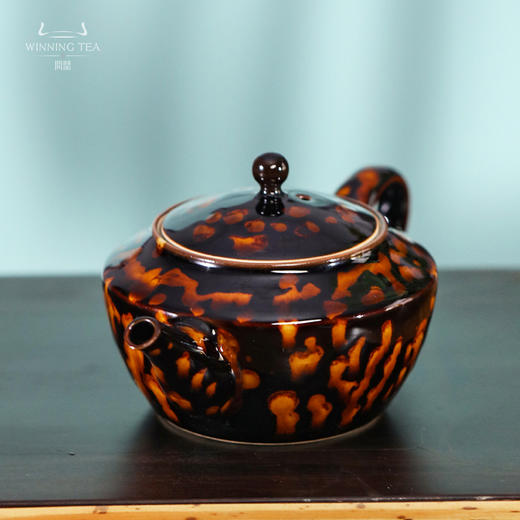 问鼎虎斑天目如意壶 商品图2