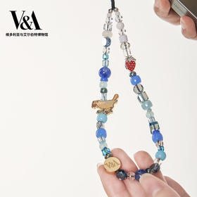 V&A博物馆威廉莫里斯系列草莓小偷手机链