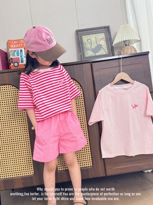 【礼盒装三件套】净版T恤+条纹T恤 +0压重短裤2535 商品图7