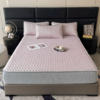 🌸【凉席界的“爱马仕”-床笠款-005】进口凉感丝夏季乳胶凉席套装，柔软舒适型强🌟，凉感亲肤不沾肤整张乳胶久睡不变形 ✅ 进口A类凉感丝 、【填充物】高品质整张3A乳胶（5mm） 商品缩略图9