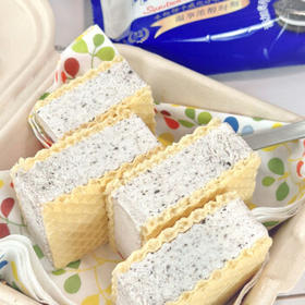 中街冰点 妙享牛奶饼干威化口味冰淇淋 70克*6支 雪糕甜品 家庭装