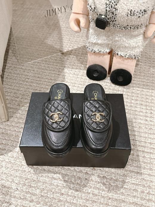 香奈儿 经典翻盖菱格半拖乐福鞋 经典百搭款 （HC） 商品图5
