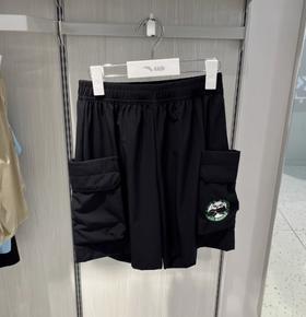 安踏儿童短裤专柜25年秋男大童潮流系列梭织五分裤352538507R