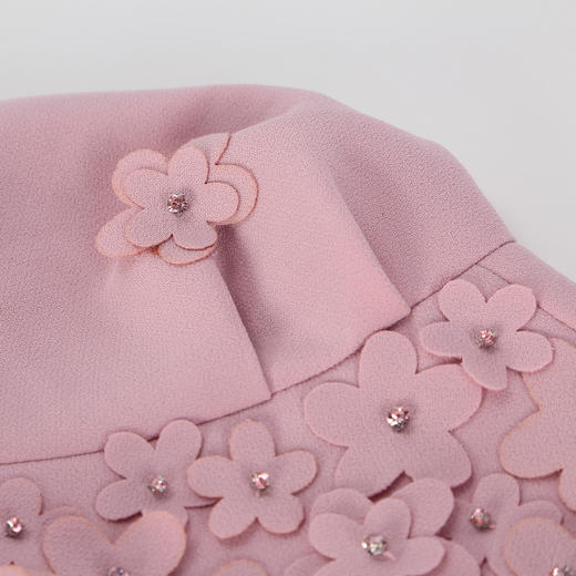 QF8E6斯尔丽2025夏季新款轻奢立体绣花法式浪漫收腰放摆轻礼服连衣裙 商品图6