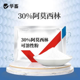 华畜30%阿莫西林可溶性粉 进口溶剂吸收更好 猪肉鸡肉鹅通用