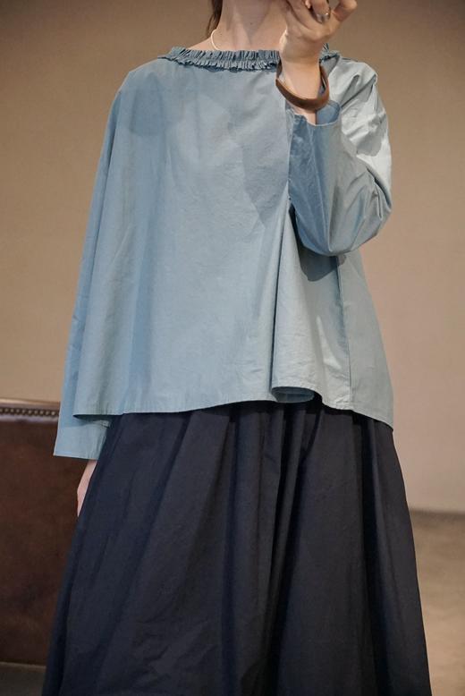 apuntob 米白/蓝黑蓬蓬半身裙 商品图2