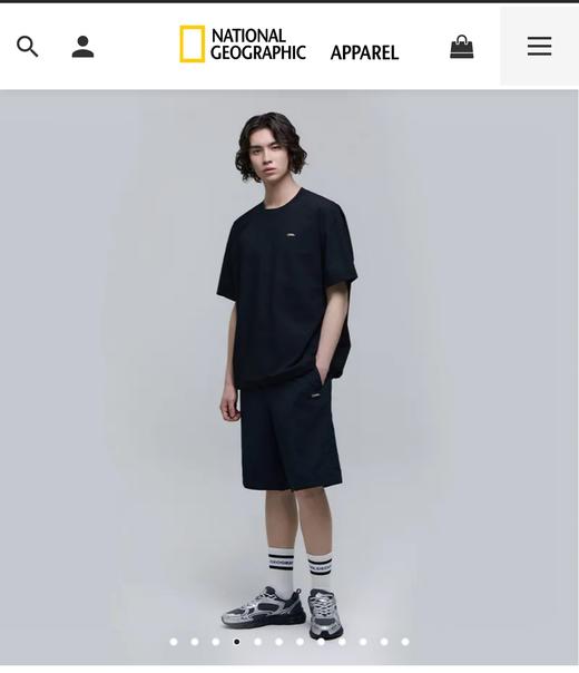 NAT1ONAL GEOCRAPH1C 国家D理 韩单 小标圆领T恤 TX548 商品图0