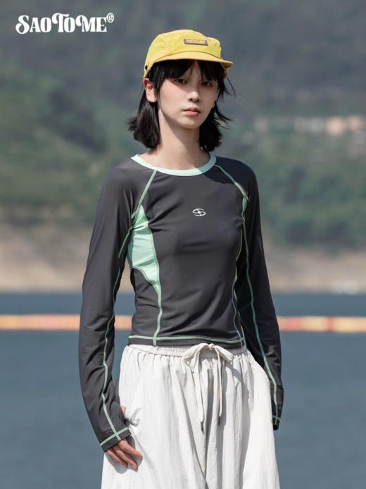 早乙女惠子saotome/STMCX252321/速干撞色运动T恤 商品图0