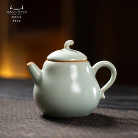 问鼎鼎峰系列天青福临壶