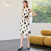 AD高端气质连衣裙女2025新款夏季波点无袖背心裙 商品缩略图1