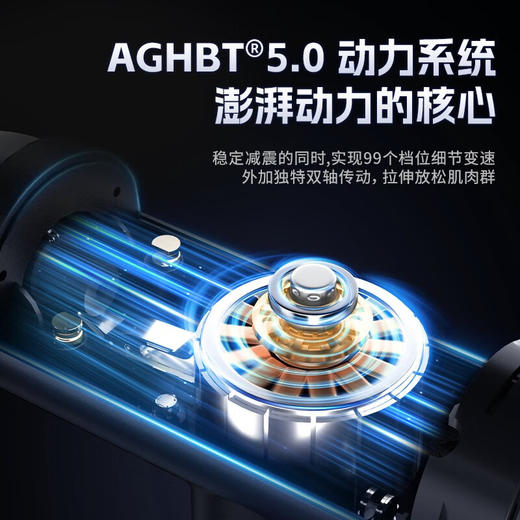 【筋膜枪按摩器】颈膜枪按摩棒 全身颈肩部肌肉健身变速换挡简单 八个按摩头 商品图1
