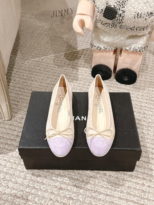 香奈儿 25Fw早春最新配色l小香蝴蝶结芭蕾舞平底单鞋（HC） 商品图1