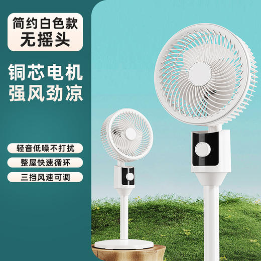 【新款空气循环扇】电风扇家用 落地扇静音遥控立式涡轮台式宿舍扇 商品图12
