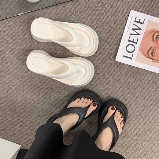【GZ】无忧购79元3件EVA软底ins同款人字拖鞋时尚简约凉拖eva8018（截单后3-5天发货) 商品图1