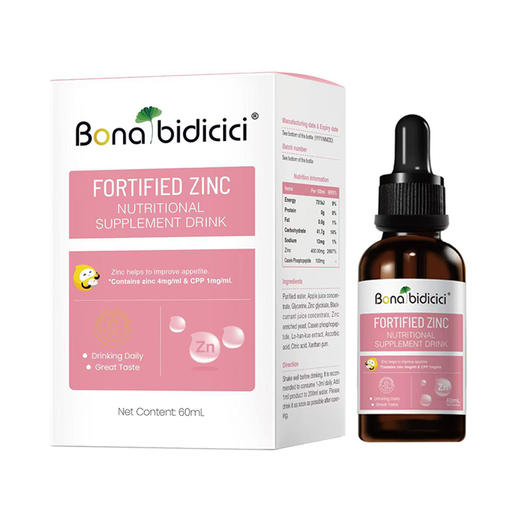 贝蒂喜强化锌营养补充液60ml 商品图0