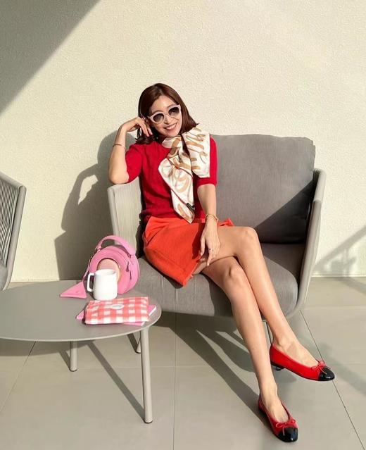 香奈儿 25Fw早春最新配色小香蝴蝶结芭蕾舞平底单鞋（HC） 商品图14