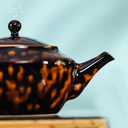 问鼎虎斑天目如意壶 商品图1