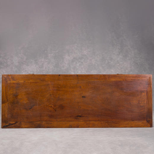 清	花梨木插肩榫螭龙纹独板平头案 商品图4