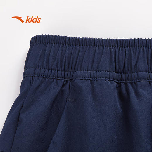安踏儿童裤子男大童2025夏季舒适透气宽松梭织五分裤352538501 商品图2