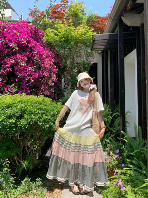 【189元任选2件】最后一波现货！彩虹撞色半身裙 商品图6