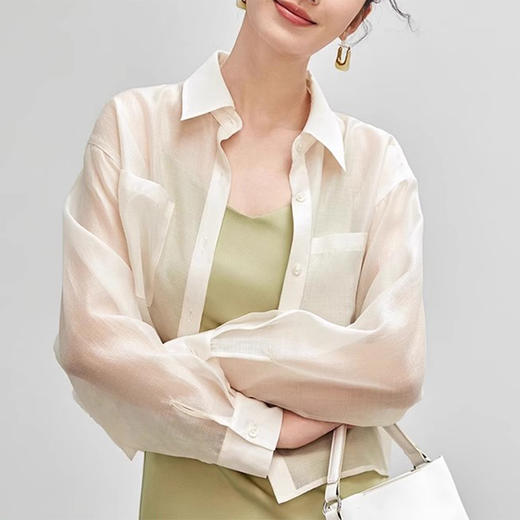 裁缝学苑AQ485防晒天丝短款长袖衬衫纸样衬衣上衣打版裁剪 商品图0