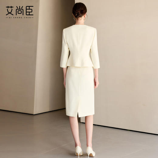 夏季小香风时尚套装女2025新款名媛气质女神范通勤西装套裙 商品图4