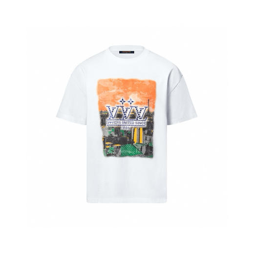 L-T（男装）巴黎风光水钻T恤 商品图0