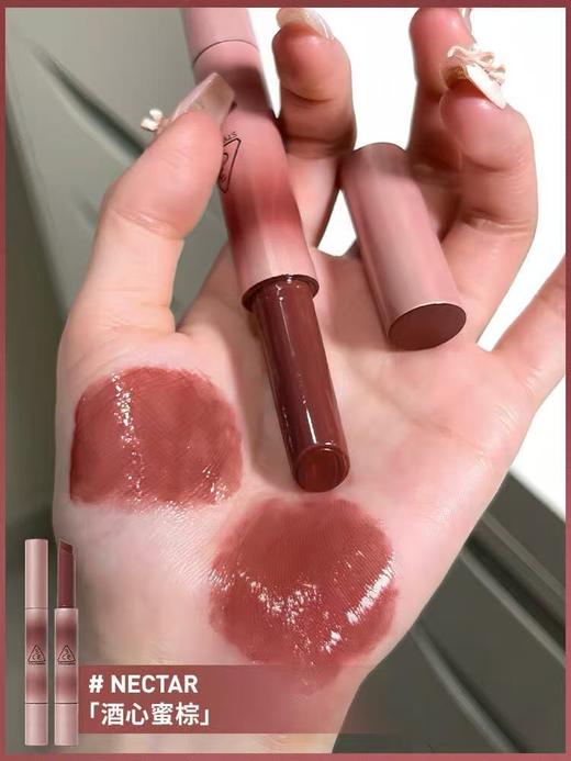 韩国3ce新品细管固体唇膏口红嘟嘟唇果冻镜面水光唇冻滋润女 商品图3