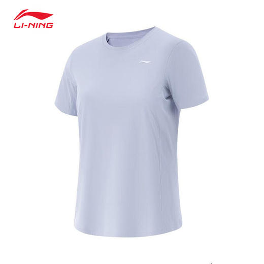 李宁健身系列女子冰感舒适防晒短袖T恤ATSV560 商品图1