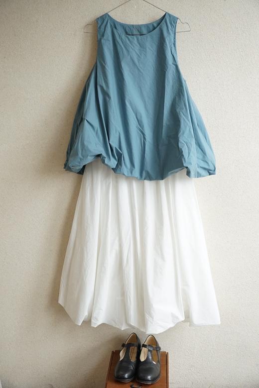 apuntob 米白/蓝黑蓬蓬半身裙 商品图9