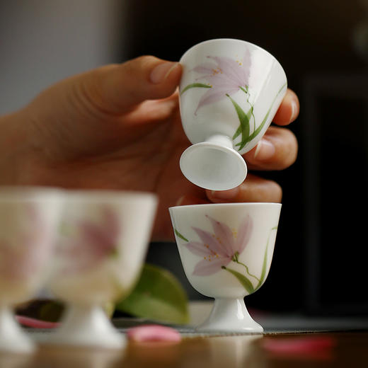 生如夏花·芷幽盖碗套装 商品图1