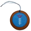 心艺手作：“黎巴嫩团结之花”行李牌Lebanon Solidarity Luggage Tag in Blue/Brown 商品缩略图1