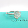 【95新】Tiffany & Co.蒂芙尼铂金六爪2.54ct钻戒约46号，戒圈大小支持修改Pt950，钻石女士现售价：189300！160525KM01 商品缩略图3