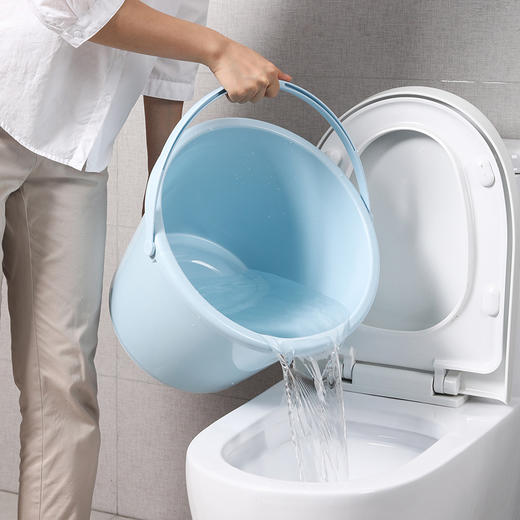 【水桶】美丽雅玫瑰水桶洗衣桶家用学生宿舍水桶不易破耐磨手提式无异味 18L 商品图1