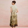 QF8E1斯尔丽25夏季新款商场同款定位写意印花优雅欧范搭配腰带连衣裙 商品缩略图1