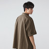 棉仓353804008-宽松肌理棉锦休闲短袖衬衫 商品缩略图2