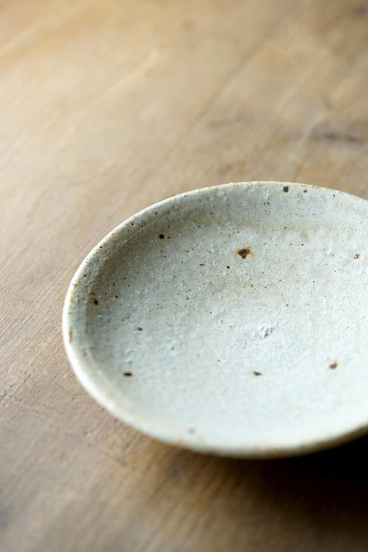 尾形笃38罅粉引｜5寸取皿 商品图1