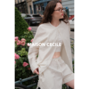MAISON CECILE 松弛立体条纹肌理感圆领廓形衬衫/松紧腰短裤/长裤 商品缩略图1