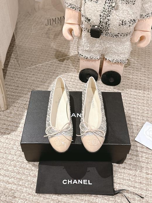 香奈儿 25Fw早春最新配色小香蝴蝶结芭蕾舞平底单鞋（HC） 商品图5