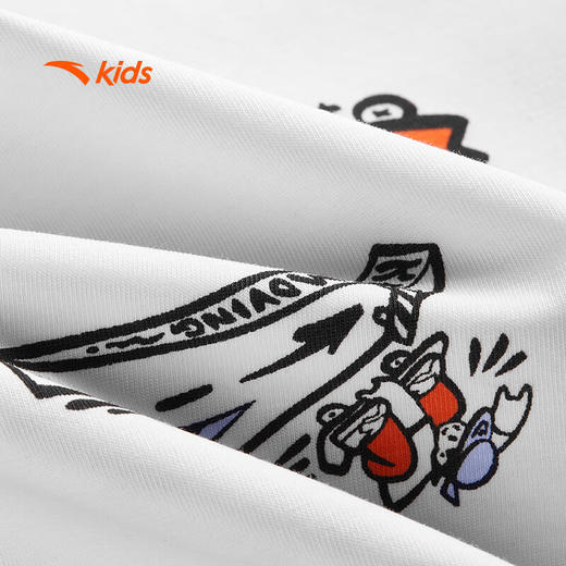 安踏儿童T恤男大童T恤2025潮流系列运动短袖T恤352538103B 商品图4