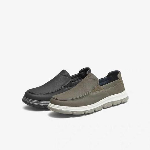 【云粉节】BF楼TATA2025年秋商场同款简约一脚蹬休闲男皮鞋299D9CM5吊牌价1099活动价599 商品图0